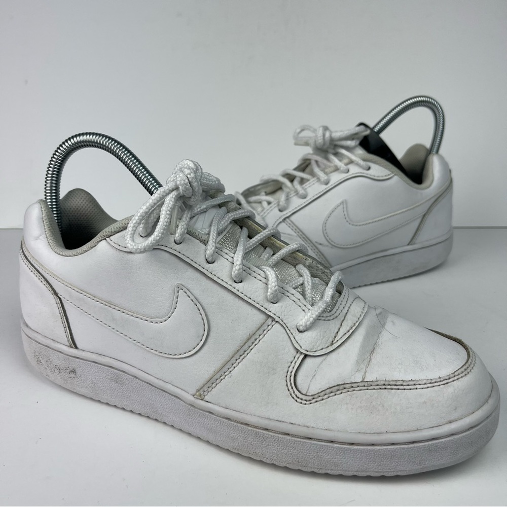 Nike Ebernon Low Men's Size 9 Casual Athletic Shoes Triple White AQ1775 100